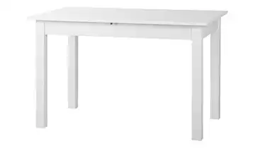 smart Ausziehbarer Esstisch in verschiedenen Größen Ben rechteckig 120x70 cm Weiß