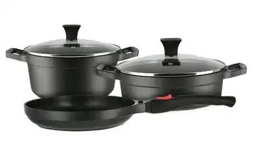 KHG Topset, 3-teilig Onyx