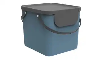 Abfallbehälter Albula Blau / Anthrazit