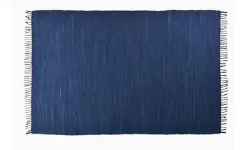 THEKO Teppich Blau 230 cm 160 cm 160x230 cm