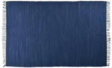 THEKO Teppich Blau 180 cm 120 cm 120x180 cm