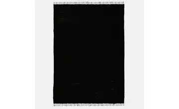 THEKO Teppich Schwarz 60 cm 40 cm 40x60 cm