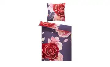 Satin Bettwäsche Rosen