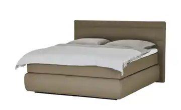 Wohnwert Boxspringbett Dormian Bolge High Taupe 140 cm H2