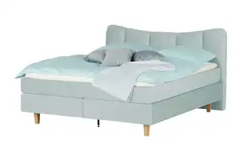Boxspringbett Dalur H3 140 cm Eisblau