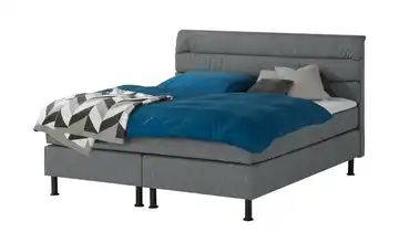 Boxspringbett 180 cm H2 & H3 Grau