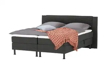 SKAGEN BEDS Motor-Boxspringbett Synda 160 cm H2 Anthrazit