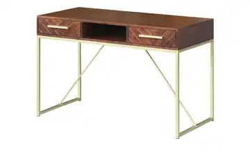  Schreibtisch aus Massivholz 