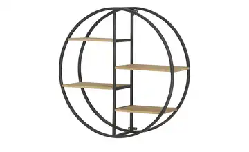 Gray & Jones Wandregal rund Black Coast One