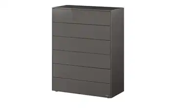 JOOP! Highboard Gloss Base Anthrazit Push-to-Open-Funktion, Beleuchtung, Vollauszug