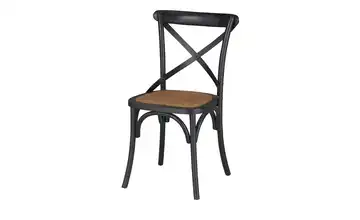  Rattan-Bistrostuhl in Antikoptik 