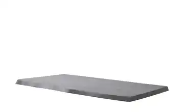 Dine + Mine Tischplatte mit Baumkante SigNature One Grau ca. 240x5,5x100 cm