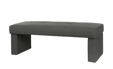 Woodford Kunstleder-Bank Seta 150 cm Fango ohne Rücken