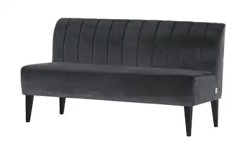 Speisesofa 168 cm Anthrazit