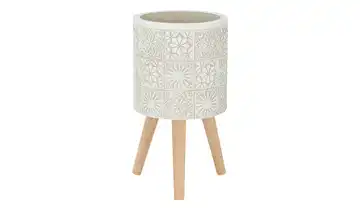 Übertopf auf Holzbeinen  