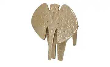 Deko Figur Elefant goldfarben
