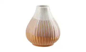 Vase Orange/ Weiß 9 cm