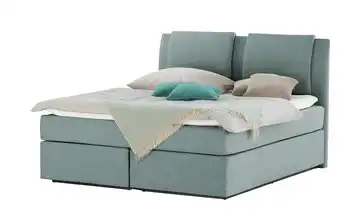 Wohnwert Boxspringbett Dormian Saman 180 cm H3 & H4 Türkis