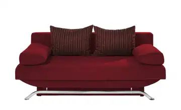 smart Rotes Design-Schlafsofa Grit
