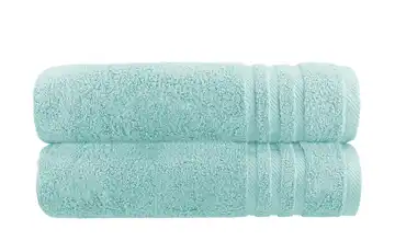 como Duschtuch (70 x 140cm), 2er-Set Türkis  Soft Cotton