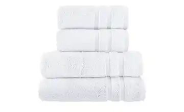  Handtuch-Set Weiß, 4-teilig   Kuschel Wuschel 