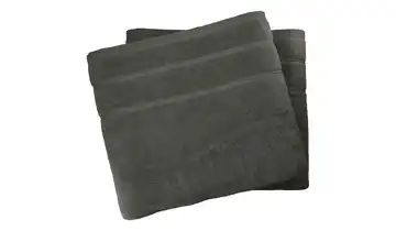  Badetuch (100 x 150cm), 2er-Set Anthrazit  Lifestyle 