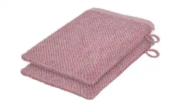 Como Green Waschhandschuh (16 x 21cm), 2er-Set Altrosa  4077