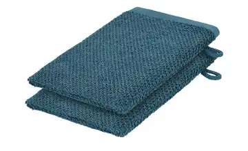 Como Green Waschhandschuh (16 x 21cm), 2er-Set Petrol  4077
