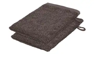 Como Green Waschhandschuh (16 x 21cm), 2er-Set Anthrazit  4077