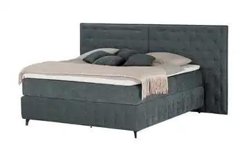 Kings and Queens Boxspringbett Fjell Petrol 160 cm H2 & H3