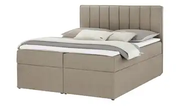Polsterbett mit Bettkasten 160 cm Braun