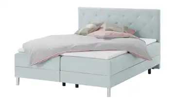 Polsterbett mit Bettkasten 180 cm Mintgrün
