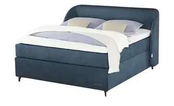 Jette Home Boxspringbett Jette Embrace Dunkelblau 200 cm H3 & H5 Latexkern