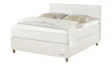 Jette Home Boxspringbett Jette Flex 73,5 cm 160 cm H2 Creme Kaltschaumkern