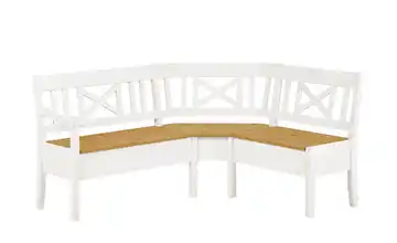 maison bleue Truheneckbank massiv Florian Weiß, Hellbraun ca. 214 x 171 cm