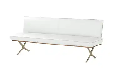 KOINOR Sitzbank  Leder Dining System 1 Weiß 154 cm