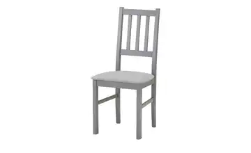 Stuhl aus Massivholz Grau