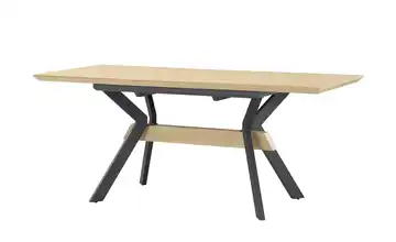 Esstisch ausziehbar 140 cm Schwarz