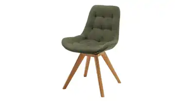 Woodford Esszimmerstuhl  mit erhöhter Sitzkante Bennet Olivgrün ohne
