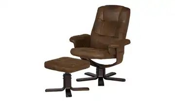 uno Sessel mit Hocker