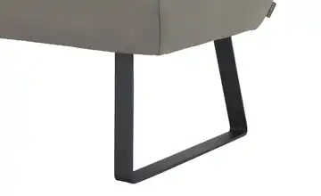 KOINOR Eckbank Leder Alino ca. 192x263 cm Hellgrau