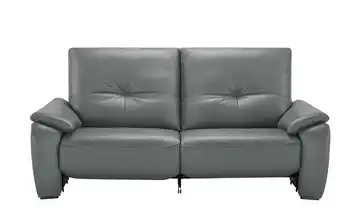 Wohnwert Sofa aus Echtleder Halina Schiefer (Grau) Erweiterte Funktion