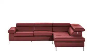 Leder-Ecksofa