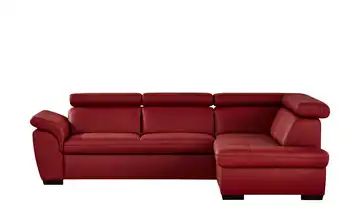uno Ecksofa aus Leder Samantha