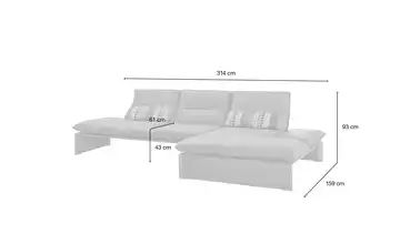 KOINOR Leder-Ecksofa Humfrey