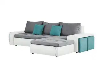 switch Ecksofa mit 2 Sitzhocker Riva