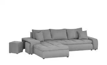 switch Ecksofa mit 2 Sitzhockern Riva