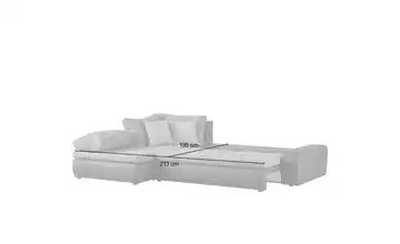 switch Ecksofa mit 2 Sitzhockern Riva