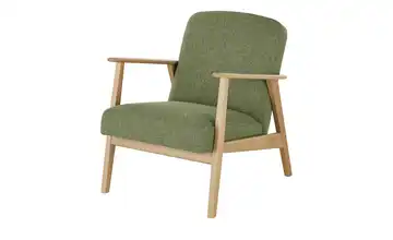 smart Sessel Bezug Webstoff grob Grün
