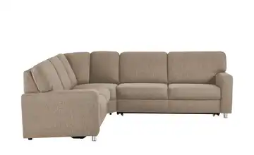 smart Ecksofa Valencia Moccabraun links Erweiterte Funktion Armlehne A1
